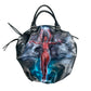 1/1 airbrushed deformation leather bag