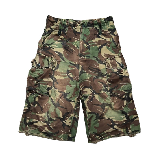 British Army Lizard Camo Cropped Shorts