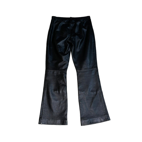 Leather Flare Pants