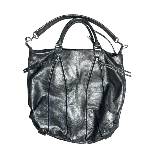 1/1 airbrushed deformation leather bag