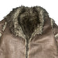 FUBU Leather/Fur Switched Jacket