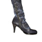 1 of 1 airbrushed long layered leather heel boots