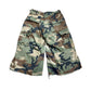 U.S.Army BDU Camo Cropped Wide Cargo Shorts