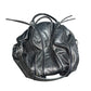 1/1 airbrushed deformation leather bag