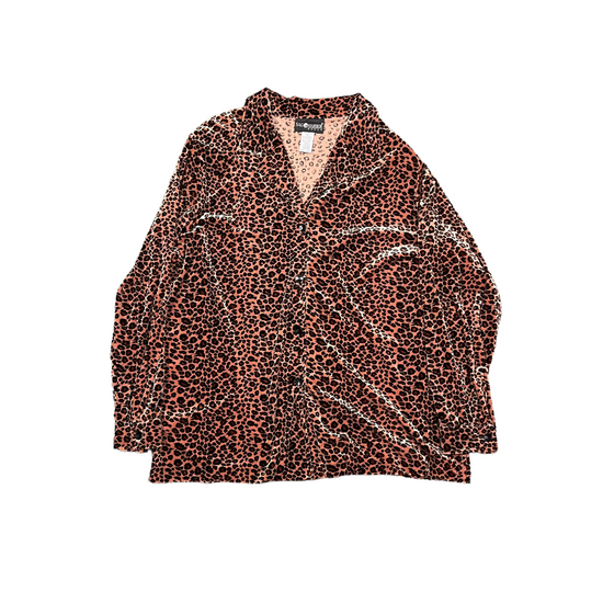 Leopard Pattern Oversize Shirt